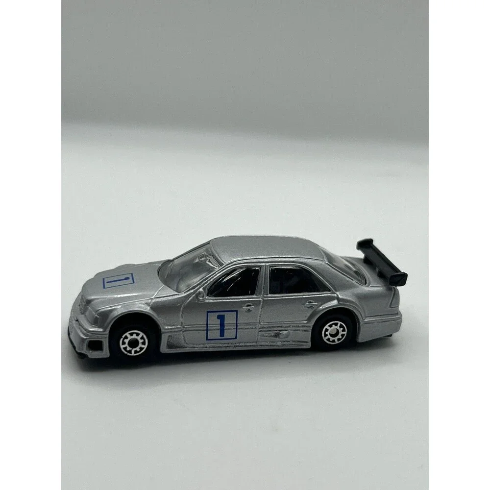 Vintage Maisto Mercedes C-Class #1 Gray/Silver Car. 1/64 Scale